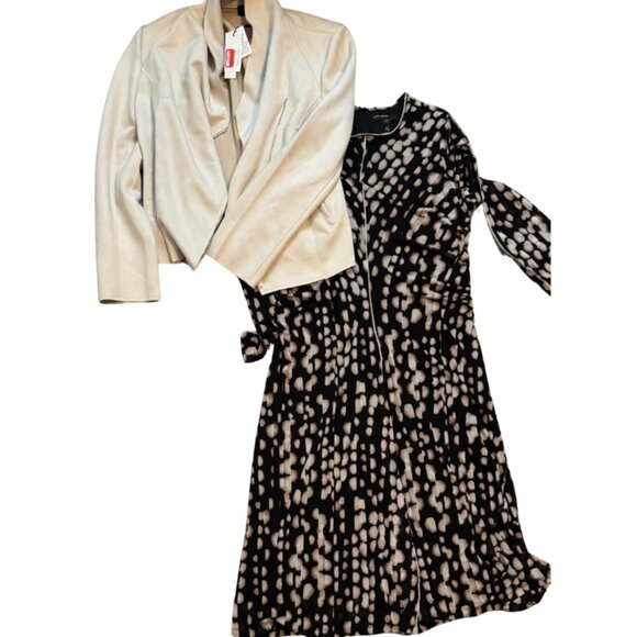 MBNWT Maggy London Dress + BNWT Tahari Jacket | Size 16 | Elegant Occasion Set - Picture 2 of 3